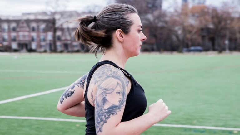 Woman running